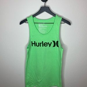 Neon Green Men’s Hurley Tank Top